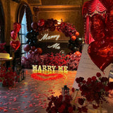 3200 Pcs Artificial Fake Pink Rose Petals For Wedding, Romantic Night For Her/Him Set, Engagement, Flower Decorations, Event, Party, In Bulk (Red, 3200Pcs)