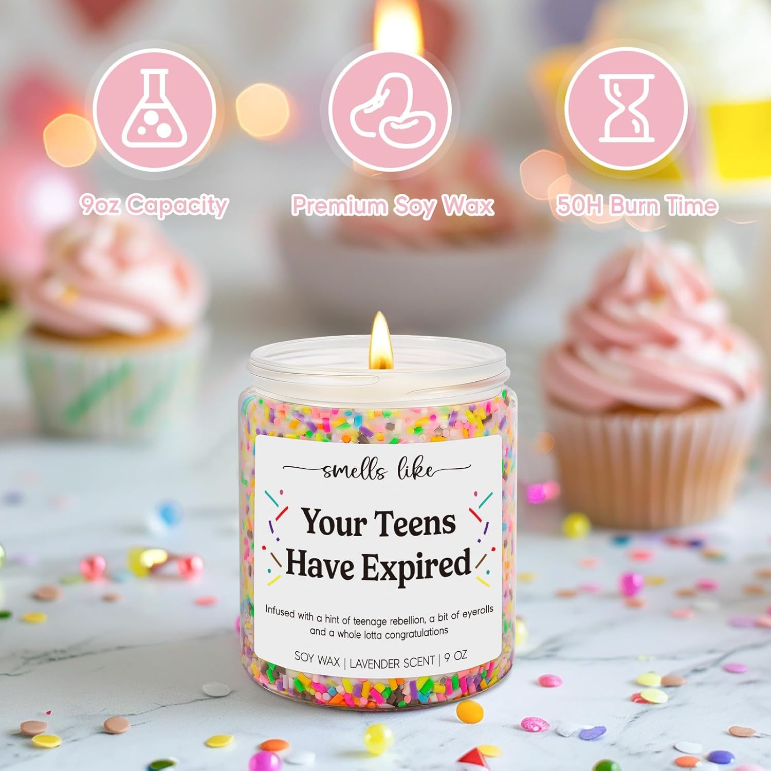 Candles - 20Th Birthday Gifts For Women, Men - Happy 20Th Bday, 20 Year Old Birthday Decorations For Her, Daughter, Son, Granddaughter - Cool Gifts For 20 Year Old Female, Male, Guys, Girl