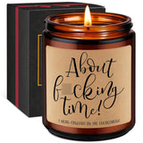 Candle, Engagement Gifts For Couples Newly Engaged Unique, Happy Engagement Presents For Women Men, Finally Engaged Gifts For Bride To Be Fiance Her Him, Funny Congrats Candle Ideas