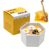 Bee And Daisy Candle – Pure Beeswax Candles For Home Scented, 5.6Oz Vanilla & Honey Candle, Cute Bee Gifts For Women, Teacher Appreciation Gift, Thank You Gift For Her