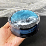 Set Of 3 Thick Square Octagon Round Coaster Molds With Matching Holder Mold, Shiny Coaster Silicone Molds For Resin Casting