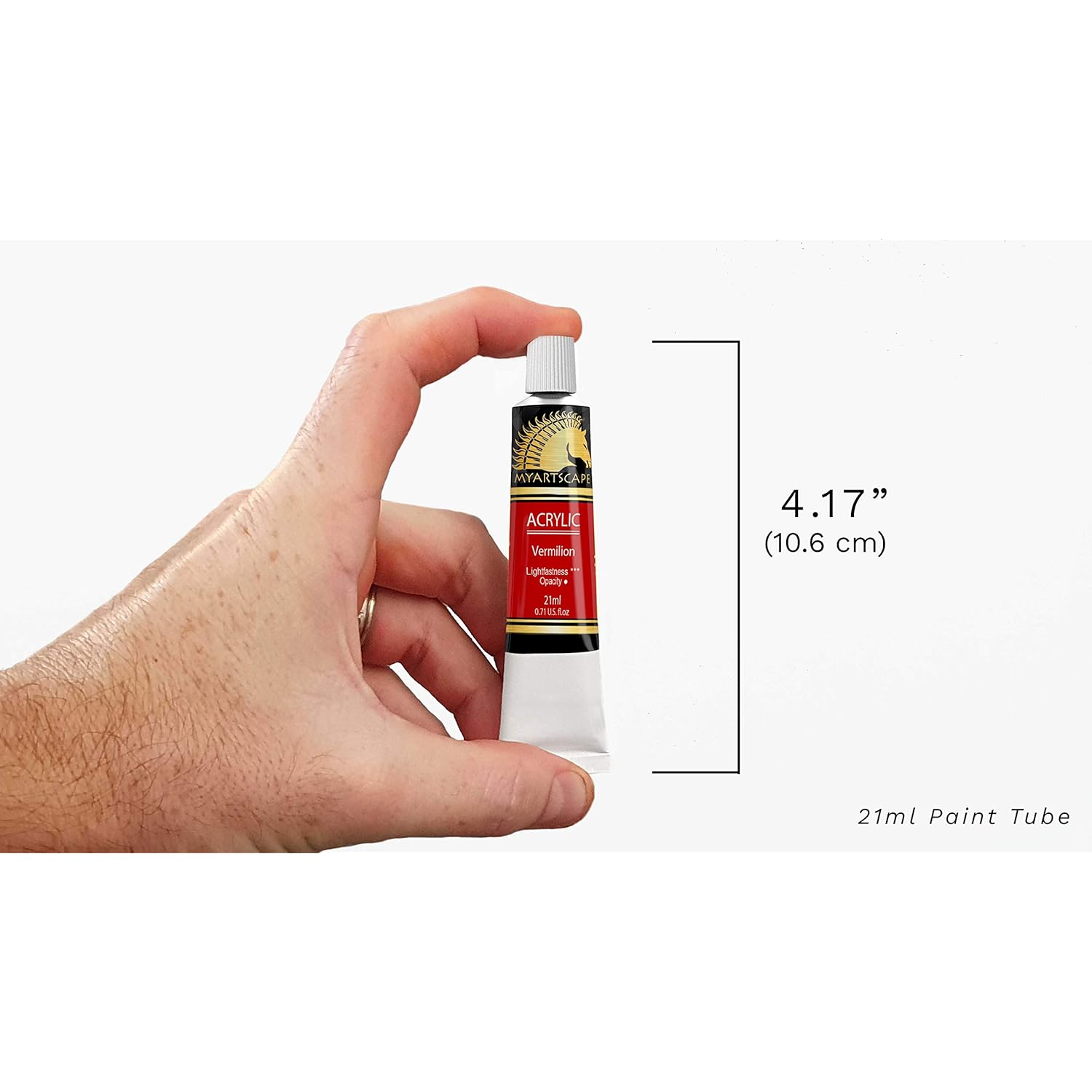 Acrylic Paint Set - 72 X 21Ml Tubes With 3 Paint Brushes Art Supplies - Artist Quality Paints - Lightfast - Heavy Body - Highly Pigmented Colors With Great Coverage - Professional Art