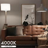 A23 LED Light Bulbs 33W 4000K Cool White 4000 Lumens Dimmable E26 Base UL Listed 6 Pack
