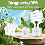 GU24 CFL Light Bulbs T3 Spiral 23W 100W Equivalent 2700K Soft White 1600 Lumens 2 Pack