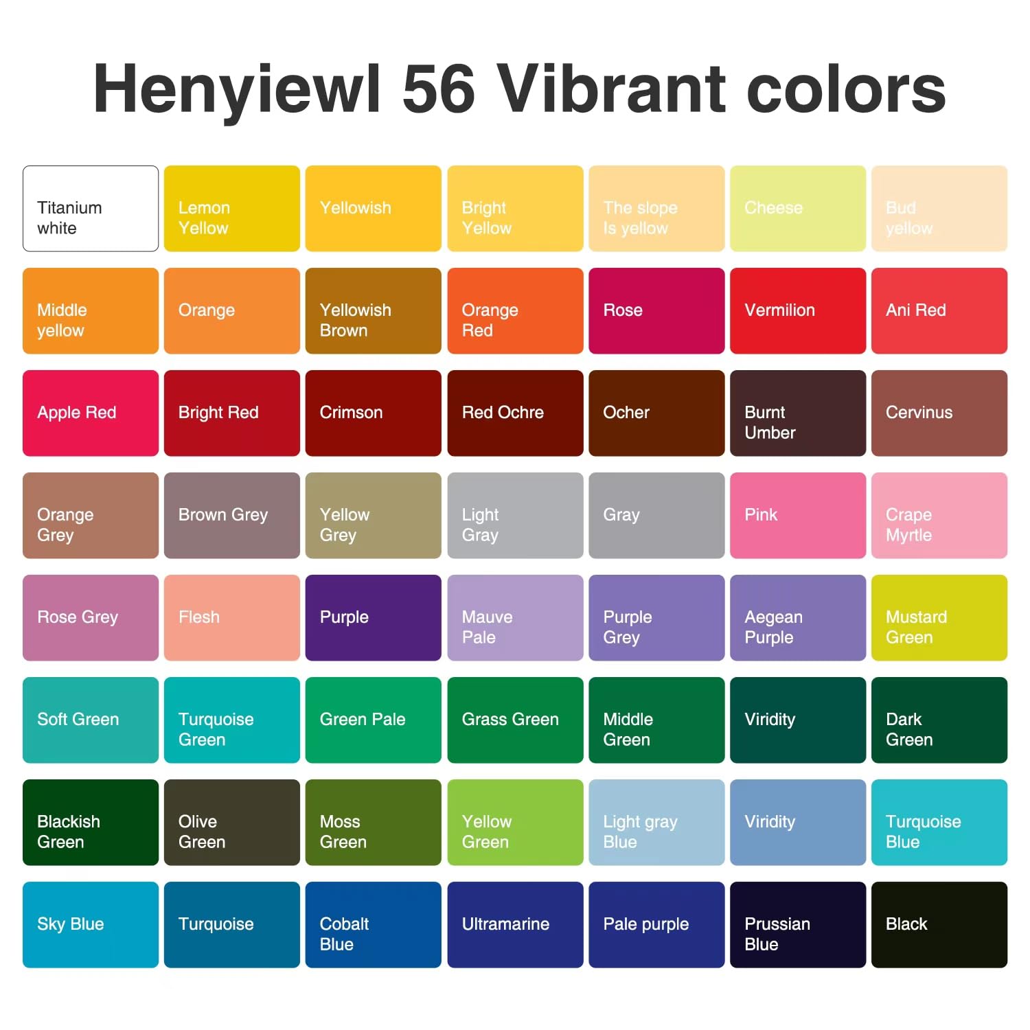 Gouache Paint Set, 56 Colors X 30Ml Unique Jelly Cup Design In A Carrying Case, Gouache Paint Perfect For Artists, Students, And Beginners