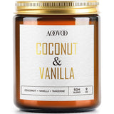 Coconut Vanilla Candles - 9 Oz Scented Candles, Aromatherapy Candle, Soy Candle For Home Scented