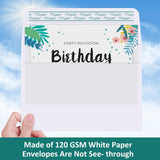 50 Pack White-Blank-Cards-And-Envelopes-5X7-Heavyweight-Folded-Cardstock-And-A7-Envelopes-Self-Seal For Diy Greeting Cards, Invitations, Wedding, Baby Shower, Birthday