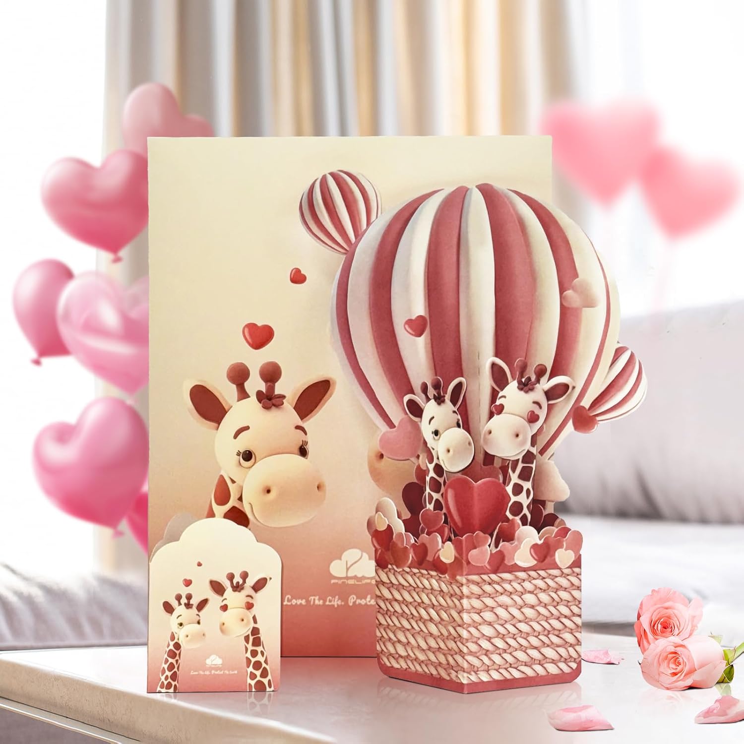 Pop Up Card, Anniversary Greeting Cards For Couples, Wife, Husband With Note Card & Envelope, Valentine'S Day And Birthday Gift Idea (Lost In Love)