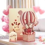 Pop Up Card, Anniversary Greeting Cards For Couples, Wife, Husband With Note Card & Envelope, Valentine'S Day And Birthday Gift Idea (Lost In Love)