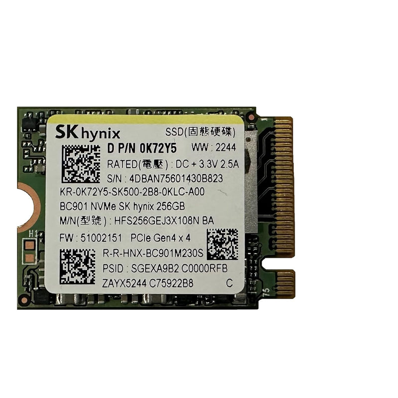 Oem Sk Hynix Bc901 256Gb M.2 Pci-E Gen 4X4 Nvme Ssd Internal Solid State Drive