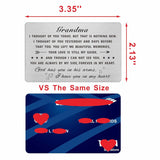 Sympathy Card For Loss Of Grandmother - Loss Of Grandma Sympathy Gifts - Memorial Gift For Loss Of Grandma - Rememberance Wallet Card For Loss Of Grandmother