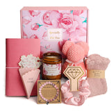 Get Well Gifts For Women Christmas Gifts7 Pcs Feel Better Encouragement Box,After Surgery Recovery Basket Care Self Care Gift For Women,Mom,Sister,Sick Friend