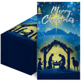100 Pcs Christmas Nativity Paper Napkins,Disposable Jesus Holy Night Christmas Paper,Xmas Nativity Decorative Religious Hand Towels For Winter Holiday Christmas Dinner Party Supplies