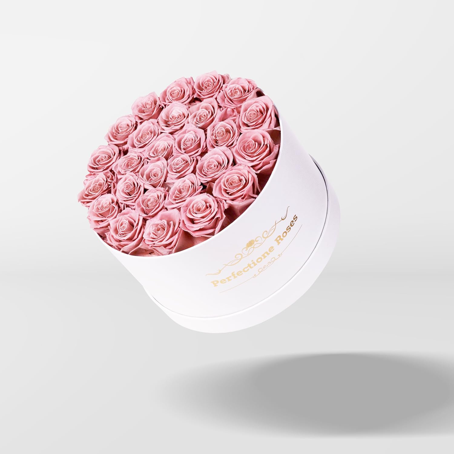 27 Roses In A Box, Mothers Day Rose, Preserved Flowers For Her, Flowers For Delivery Birthday Gifts For Women (Dusty Rose)