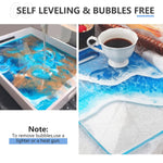 Crystal Clear Epoxy Resin Kit 2 Gallon Self-Leveling Coating And Casting Resin, High-Gloss & Bubbles Free Resin And Hardener Kit For Diy Art, Jewelry, Table Top, Molds, Wood 1:1 Ratio