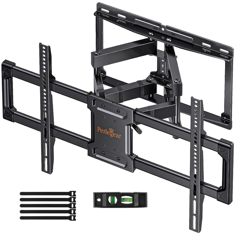 Ul Listed Full Motion Tv Wall Mount For Most 37–82 Inch Flat Curved Tvs Up To