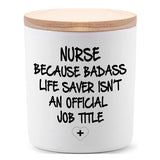 Nurse Gifts For Women Funny Unique School Nurse Practitioner Gifts For Christmas Birthday Nurse Week Appreciation Novelty Lavender Scented Soy Candles
