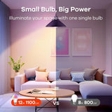 Smart LED Light Bulb A19 Compatible with Apple Home Alexa and Google