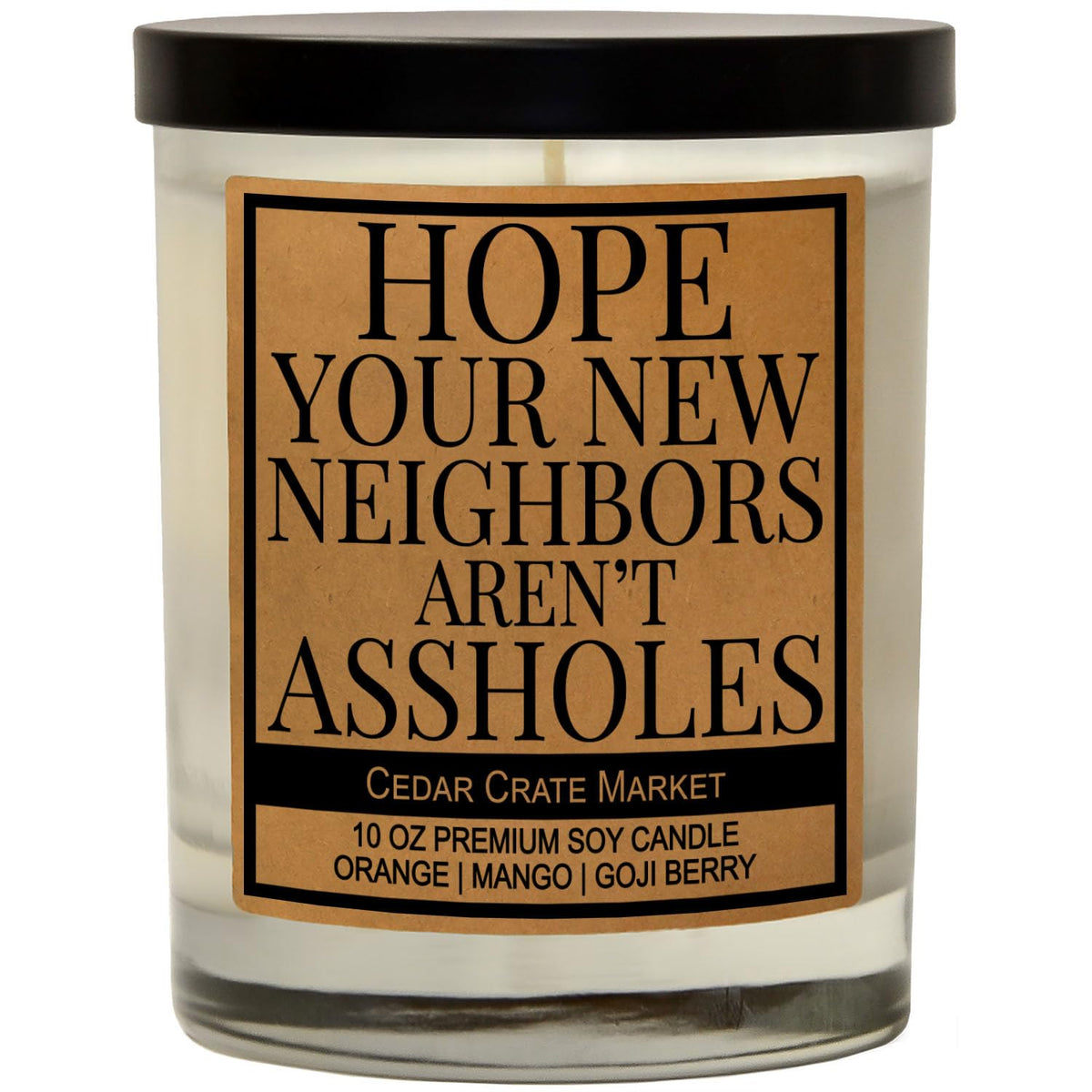 Housewarming Gifts New Home Women, Men, Couples - Funny House Warming Present Ideas, Unique Apartment Decor, Best For Candles For Friends, Neighbors, Hostess, Moving, Scented Soy Wax, Made In Usa