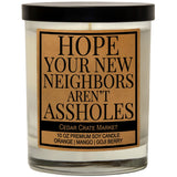 Housewarming Gifts New Home Women, Men, Couples - Funny House Warming Present Ideas, Unique Apartment Decor, Best For Candles For Friends, Neighbors, Hostess, Moving, Scented Soy Wax, Made In Usa