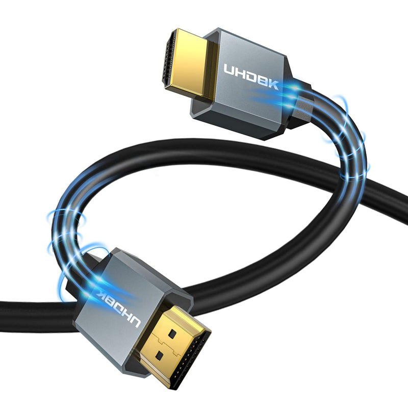 8K Hdmi 2.1 Cable - Ultra High Speed 48Gbps (3Ft/1M) Hdmi Cord - Support 8K@60