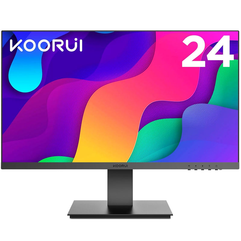 24 Inch Computer Monitor, Fhd Pc Monitors 1920 X 1080P Ips Display 75Hz, Hdmi,