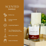 14.5Oz Pumpkin Pie Scented Candle, Cozy Fall Home Fragrance, Soy Wax Candle With Long-Lasting Burn, Warm Autumn Decor Candle Gift For Women And Men