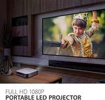 ViewSonic M2e 1080p Portable Projector, 1000 LED Lumens, Auto Focus, 16GB