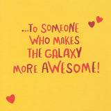 Hallmark Star Wars Valentine's Day Card for Kid with Removable Backpack Clip (Baby Yoda), May the 4th