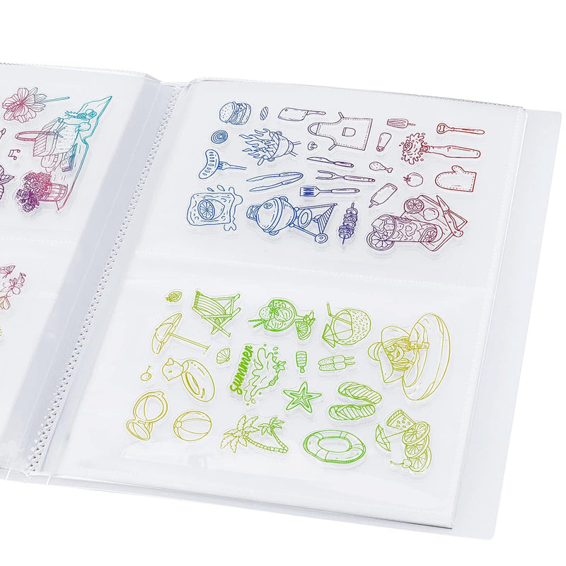 Clear Stamps Storage Embossing Folder Storage Photo Storage Album Seal Bags St