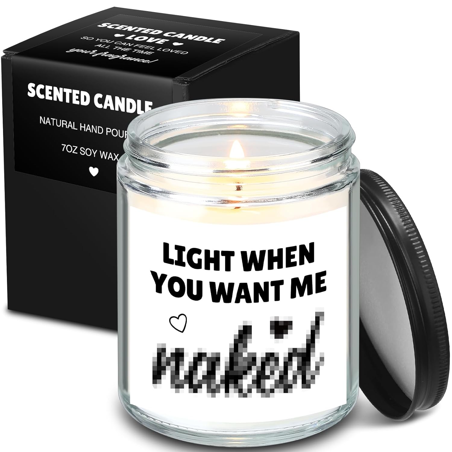 Valentine'S Day Funny Gifts For Him Light When You Want Me Necked Candles For Men Boyfriend Husband Anniversary Birthday Romantic Valentines Day Gifts Ideas