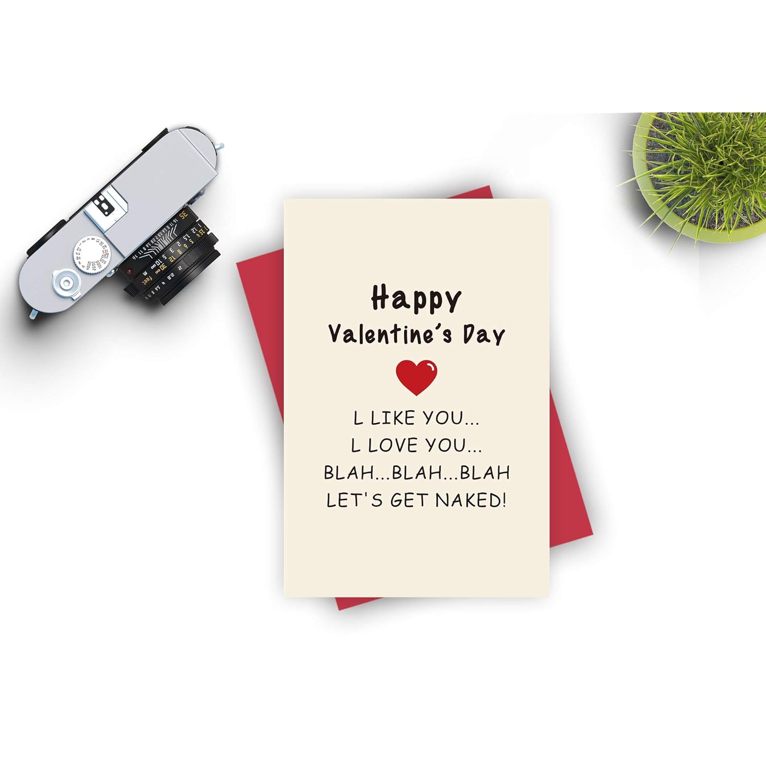 Naughty Valentines Day Card, Funny Valentine'S Day Card, Cheeky Vday Card For Him Her