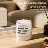 Galentines Gifts, Funny Anniversary Candle Gifts For Boyfriend Girlfriend - Best Friend Friendship Birthday Gift For Women, Bestie, Christmas Gift - Lavender Scented Candle