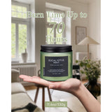 Eucalyptus & Mint Soy Candles For Home Scented, 11.6Oz 70 Hour Burn Aromatherapy Candle Gift For Stress Relief, Meditation, Yoga, Relaxing Spa, Reusable Jar For Men And Women