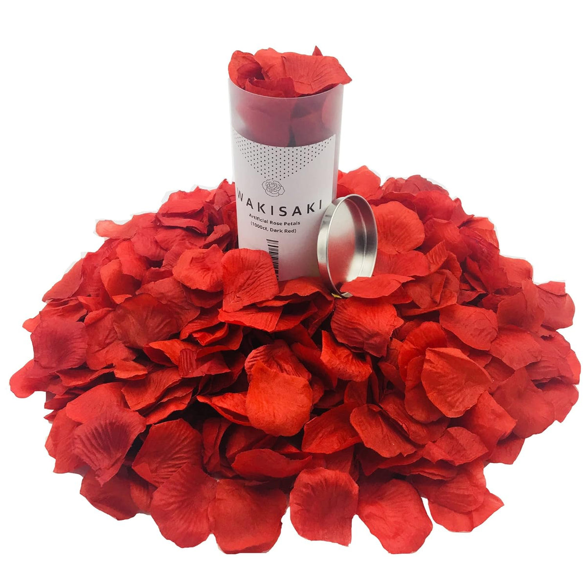 (Pre-Separated, Scented) Artificial Silk Rose Petals For Wedding Flower Petals For Romantic Special Night, For Proposal, Anniversary (1,000 Pcs, Dark Red)