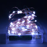 Fairy Lights, Battery Operated Christmas String Lights With 8 Flashing Modes And 8-16 Hours Timer?5M/16Ft 50 Led Copper
