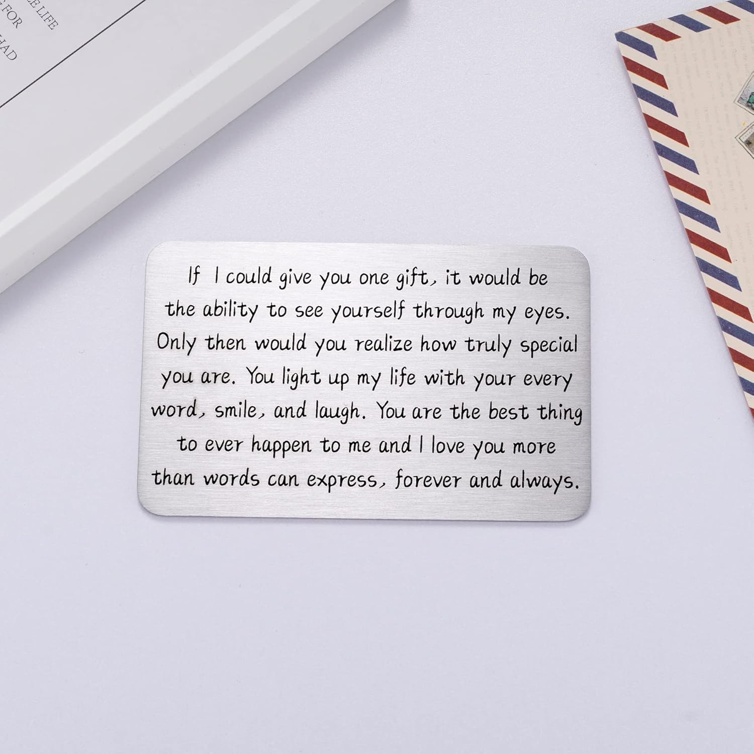 I Love You Wallet Card For Boyfriend, Anniversary Cards Gifts For Husband Spouse, Couple Gift For Him Birthday Valentines Day, Engagement Wedding Present For Fiance Groom