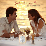 Happy Anniversary Candle – Anniversary Wedding Gifts For Couple, Him, Her, Boyfriend, Girlfriend, Wife, Husband - 6Oz Lavender Beige Soy Wax Candle Burns 35 Hours