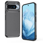 Pixel 9 Pro XL Case, Shockproof TPU, Anti-Scratch Flexible Rubber Cover, Black