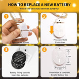 6 Pack Battery Operated Fairy Lights 7FT 20 LED Warm White Mini Firefly String Lights for Mason Jars Wedding Party Christmas Decor