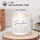 New Grandma Gifts, First Time Grandma Gifts, Grand Baby Announcement Gift For Grandmother, 2026 Promoted To Grandmother Candle