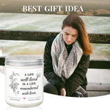 Sympathy Gifts For Loss Of Loved One Memorial Gifts For Loss Of Mom Dad Mother Father Husband Son Daughter In Memory Of Loved One Gift Bereavement Idea Think Of You Condolence Gift- Get Well Candle