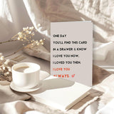 Romantic Birthday Card & Gifts For Husband Boyfriend Him Or Wife Girlfriend Her, Happy Anniversary Card & Gifts, Valentine Day, I Love You Always