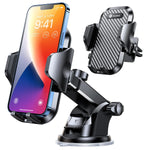 Car Phone Holder Mount, Military-Grade Suction for Dash, Windshield, Vent