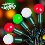 100Led G15 Christmas String Lights - 39Ft Globe Fairy Lights With Timing Function, Connectable, 8 Modes Christmas Lighti