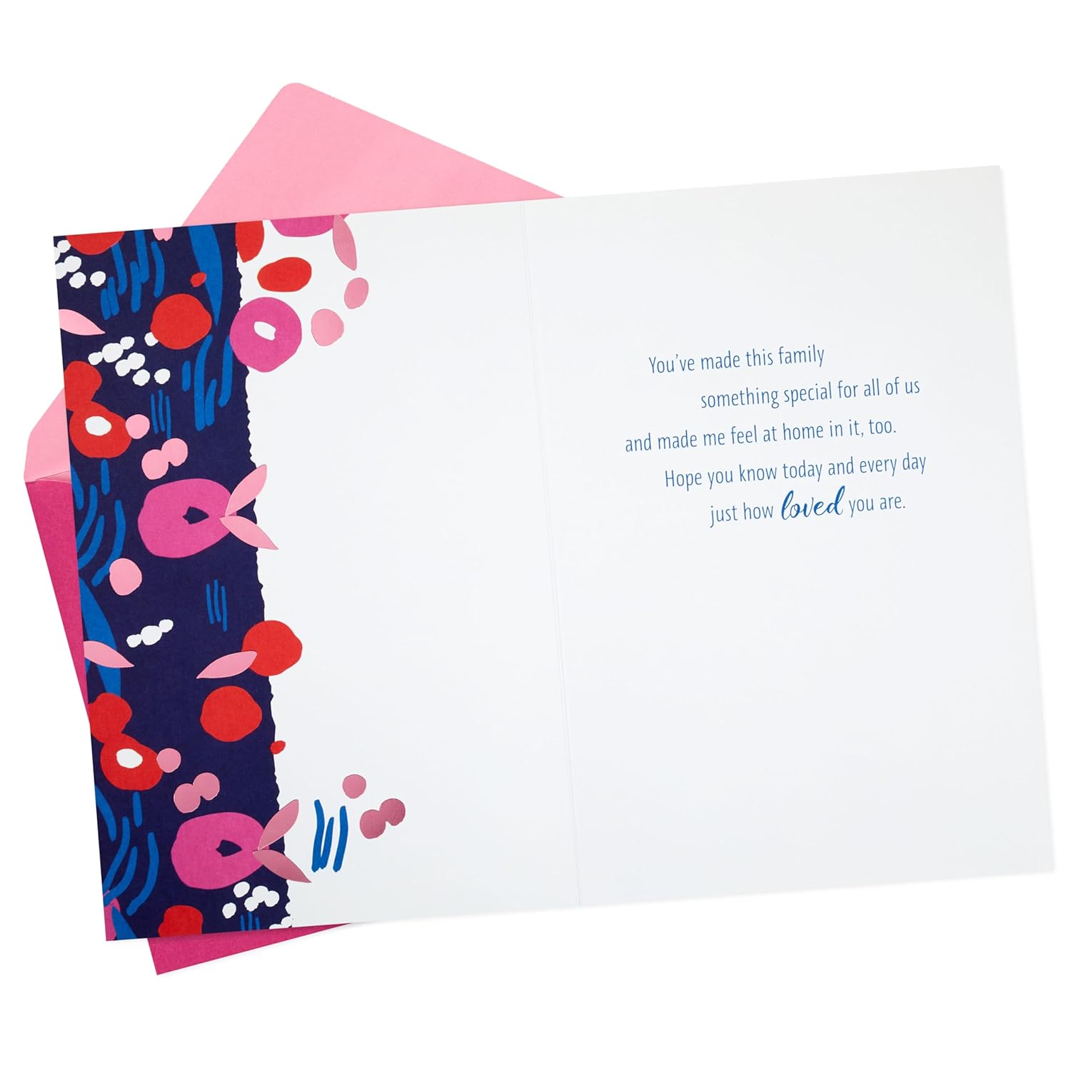Hallmark Mother's Day Card for Mom in Law (How Loved You Are) for Birthday, Thinking of You, Congrats, or Any Occasion