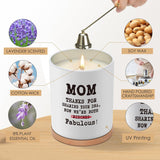 Mom Gifts From Daughter Son, 10Oz Birthday Thank You Gifts For Mother Mama Bonus Stepmom New Mom Mother In Law Best Moms Ever Gift Present Lavender Scented Candle Mom'S Dna