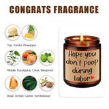 New Mom Candle For Women, Funny Baby Shower, Pregnancy Gifts For First Time Mom, Pregnant Women Wife Friend, Maternity, Mothers Valentines, Pregnancy Gifts For Expecting Mommy Mama To Be