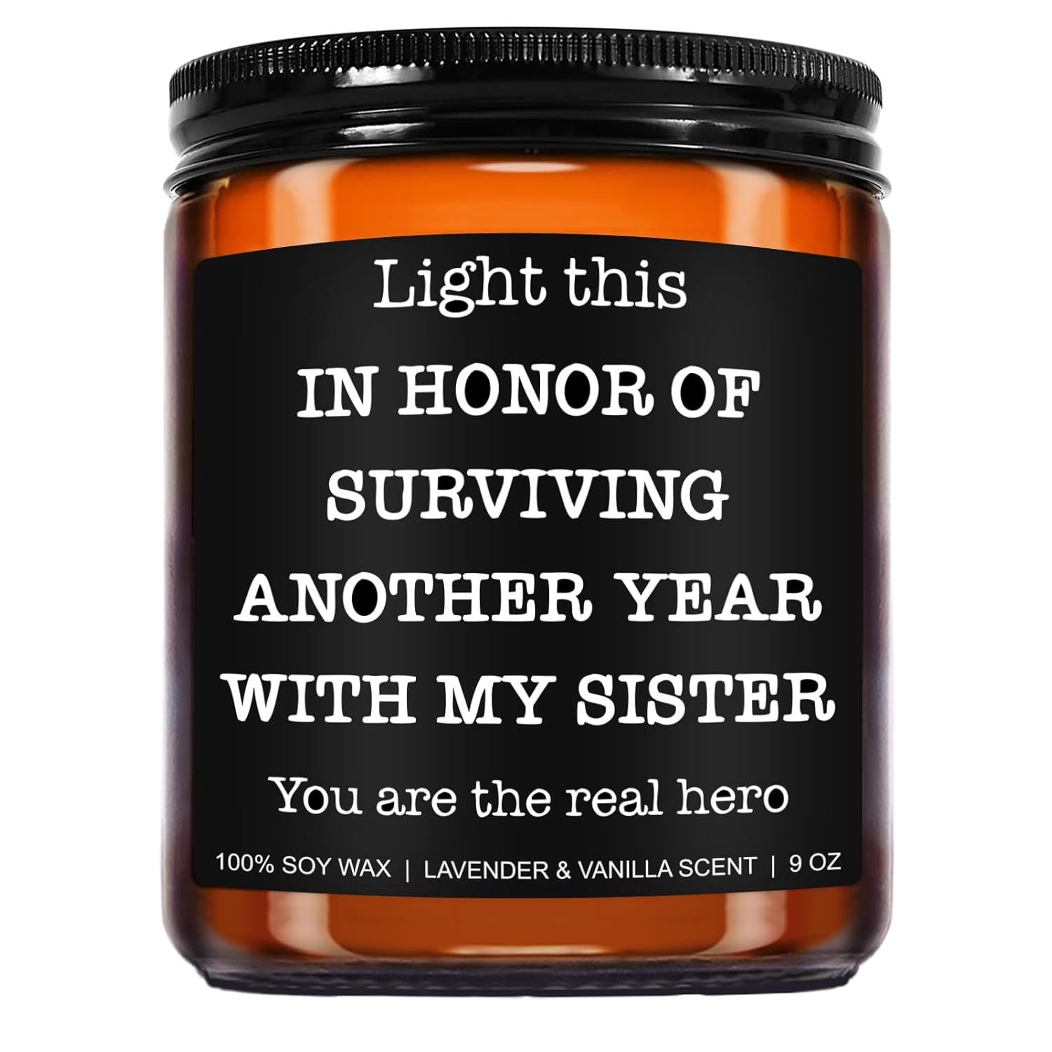 Funny Scented Candle - Brother In Law Gifts, Christmas, Stocking Stuffers, Birthday, Cool Gifts For Brother In Law, Best Bil - 9 Oz Jar Candle, Soy Wax