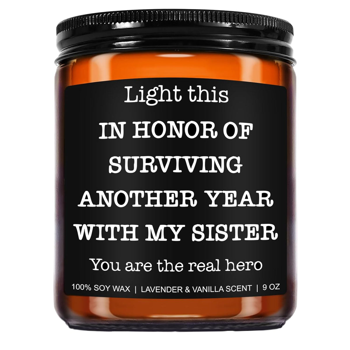 Funny Scented Candle - Brother In Law Gifts, Christmas, Stocking Stuffers, Birthday, Cool Gifts For Brother In Law, Best Bil - 9 Oz Jar Candle, Soy Wax